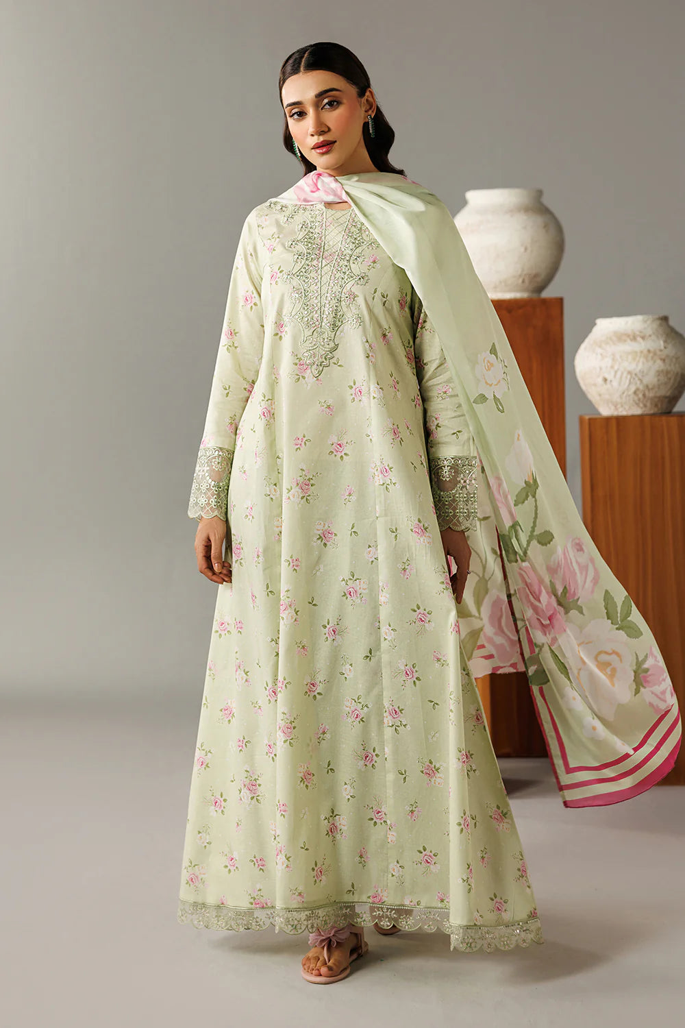 3PC Embroidered Lawn -DT-26