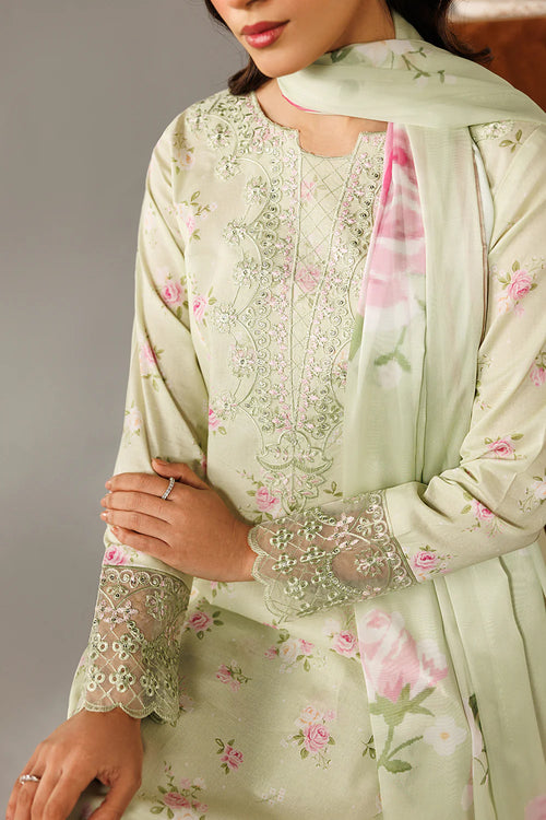 3PC Embroidered Lawn -DT-26