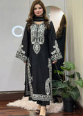 Black & White Embroidered 3-Piece Lawn Suit – Elegant Summer Collection