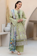 Pastel Green Embroidered 3-Piece Lawn Suit – Summer Collection