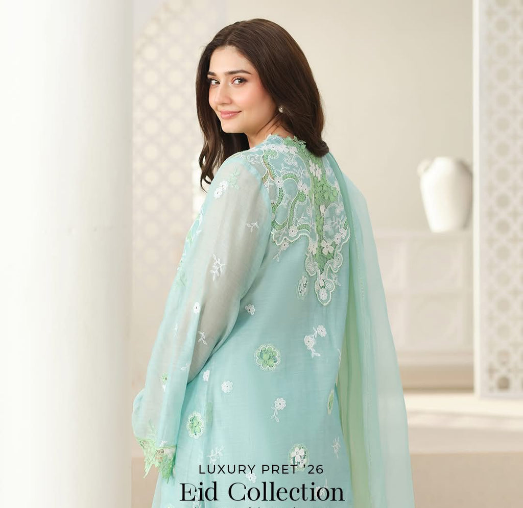 3PC Lawn Embroidered Suit Set