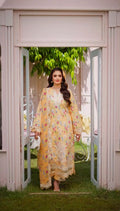Stitched Lawn Emb Print 3pc