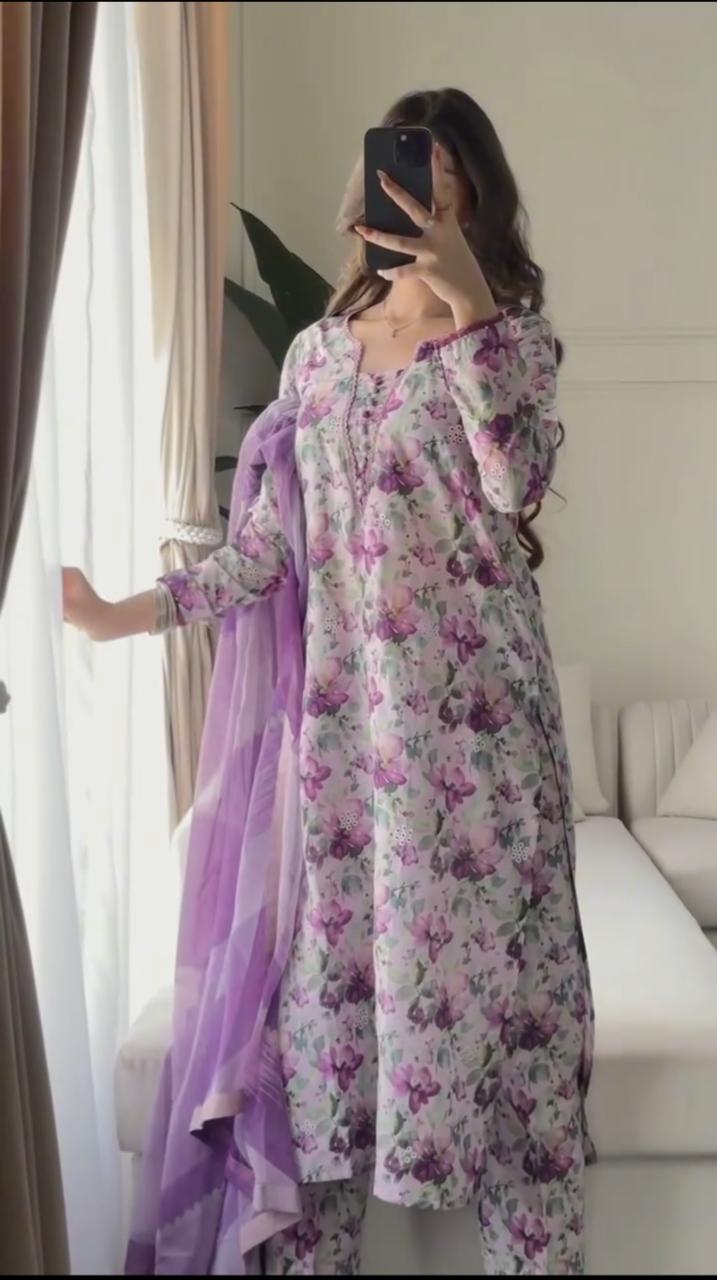 M1 - 3PC Lawn Suit Set